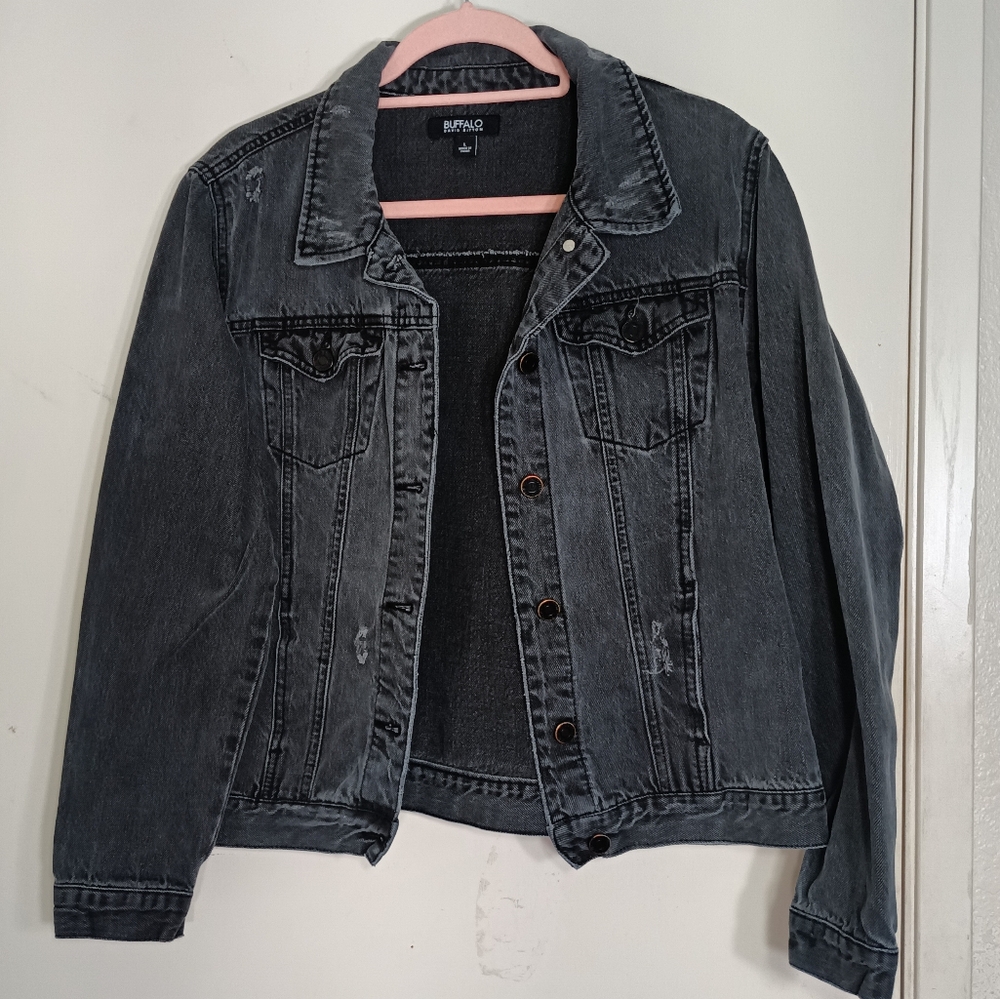 Black/grey Jean Jacket